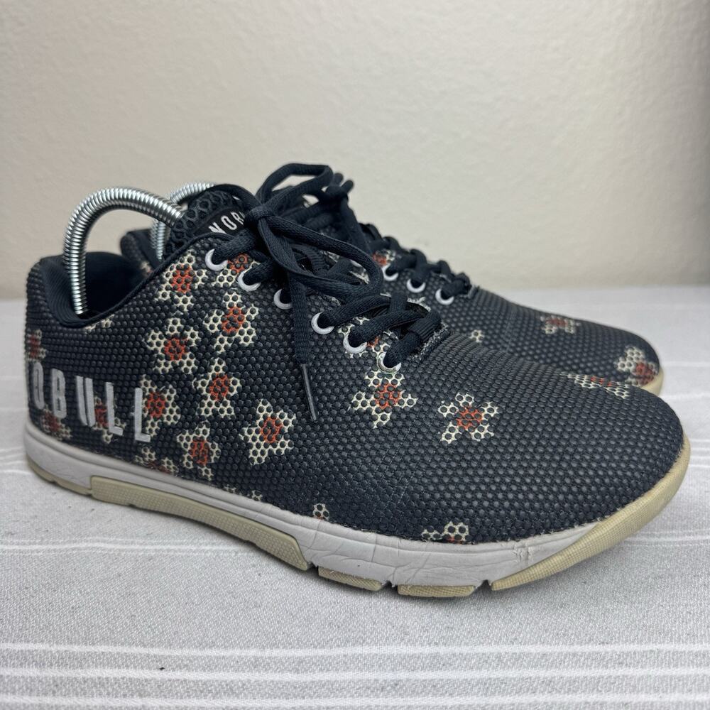 Nobull Navy Blue Floral Daisy Athletic Gym Trainer CrossFit Sneakers M 8/W 9.5